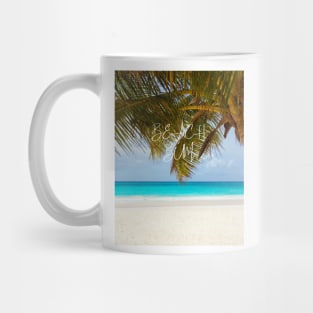 Beach bum - beautiful paradise beach with palm trees Mug